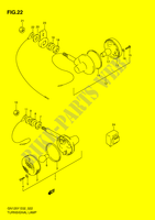 INDICATOREN (MODEL V/W/X E1,E2,E4,E18,E21,E22,E71,P9) voor Suzuki GN 125 1998