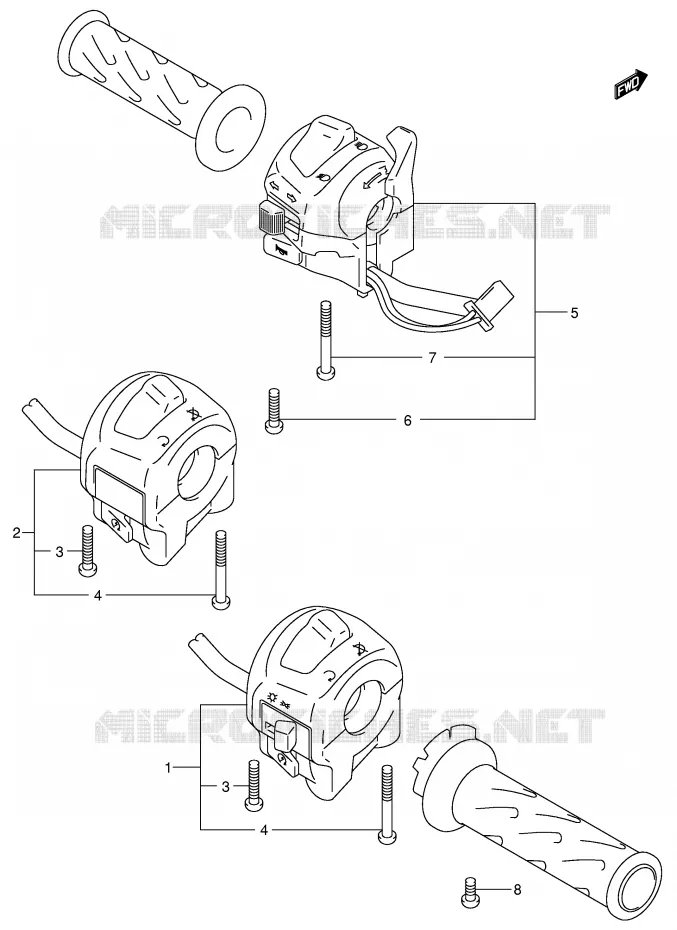 SCHAKELAARS (MODELE Y/K1/K2) Suzuki MOTO 750 GSX-R 2001  GSX-R750U2K1(E2)