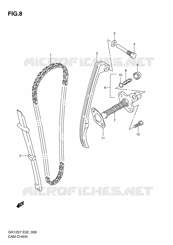 TIMING Suzuki MOTO 125 GN 1999  GN125EX(E2)