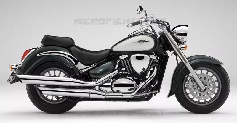 * PHOTOGRAPHIE DE COULEUR VL800CK9 * Suzuki MOTO 800 VOLUSIA 2010  VL800CL0(E2)