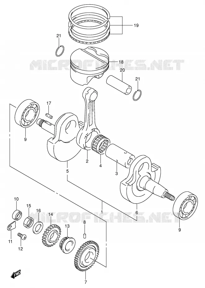 KRUKAS (MODEL K1/K2/K3/K4) Suzuki MOTO 400 DR-Z 2000  DR-Z400EY(E3/E28)