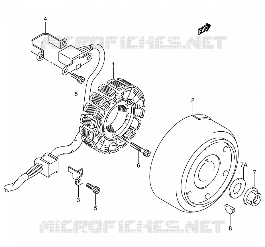 ONTSTEKING (DR-Z400EY/EK1/EK2/EK3/EK4) Suzuki MOTO 400 DR-Z 2001  DR-Z400EK1(E3/E28)