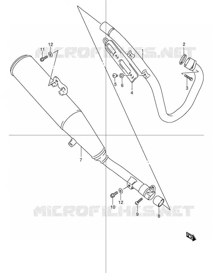 GELUIDDEMPER Suzuki MOTO 250 DR 1999  DR250RX(E24)