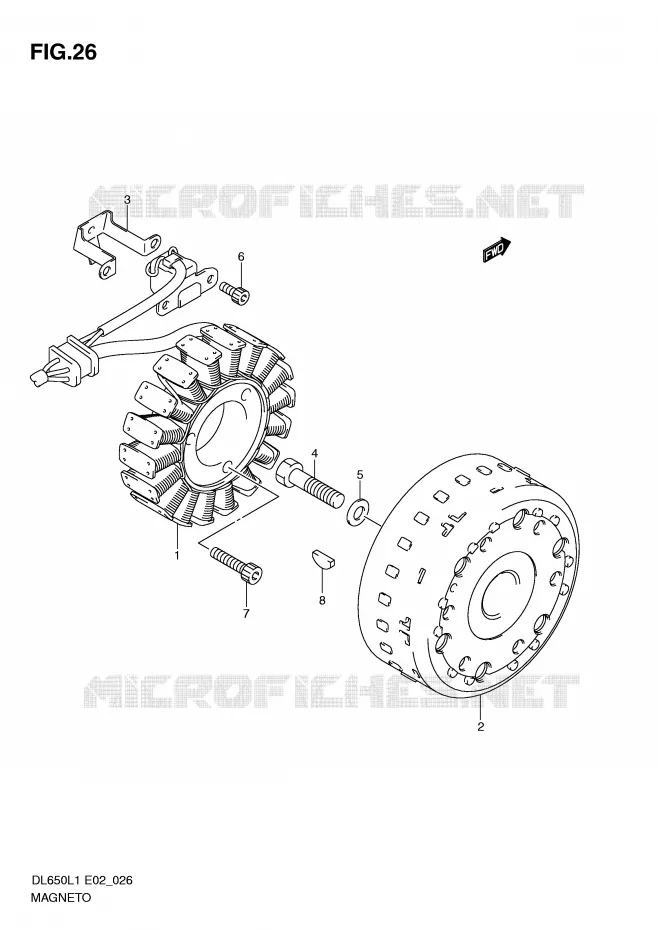 ONTSTEKING Suzuki MOTO 650 V-STROM 2011  DL650UEL1(E2)