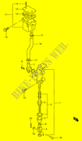 ACHTER HOOFDREMCILINDER (GSF1200SAV/SAW/SAX/SAY) voor Suzuki BANDIT 1200 1996