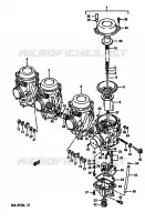 CARBURATOR (MODELE L) MOTOR/TRANSMISSIE 750 suzuki-motorfietsen GSX-R 1990 DP013590
