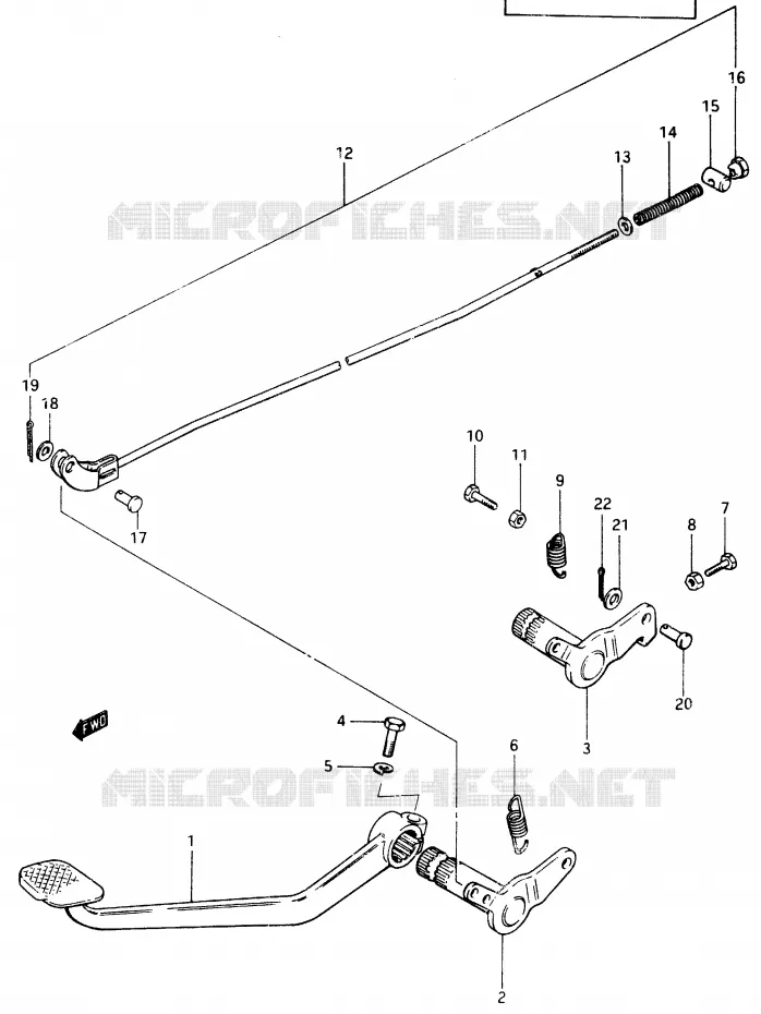 ACHTERREM Suzuki MOTO 400 GSX 1983  GSX400FD