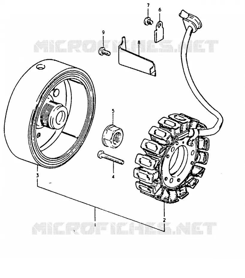 ALTERNATOR Suzuki MOTO 1100 GSX-E 1980  GSX1100ET(T/X)