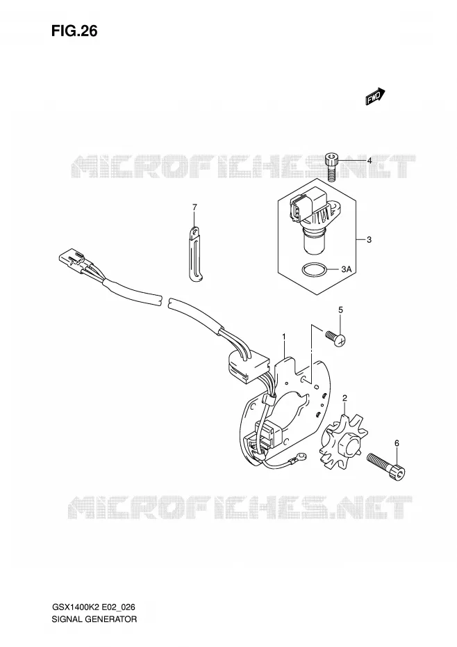 ALTERNATOR Suzuki MOTO 1400 GSX 2003  GSX1400U1K3(E2)