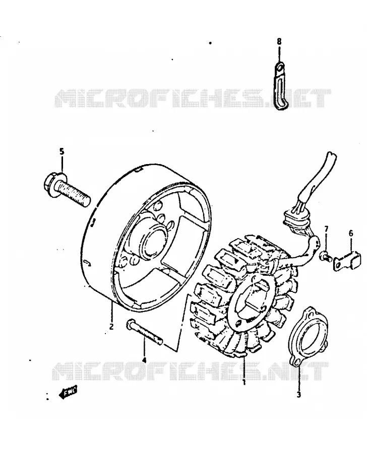 ALTERNATOR Suzuki MOTO 400 GSX-R 1987  GSX-R400H