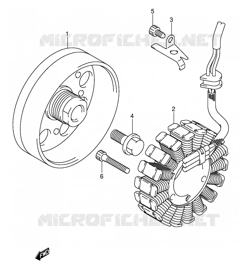 ALTERNATOR Suzuki MOTO 600 GSX-R 2005  GSX-R600U3K5(E2)