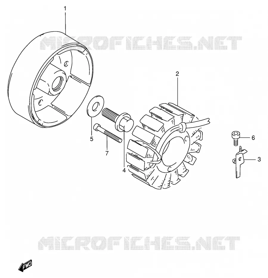 ALTERNATOR Suzuki MOTO 750 GSX-R 1997  GSX-R750V(E2)