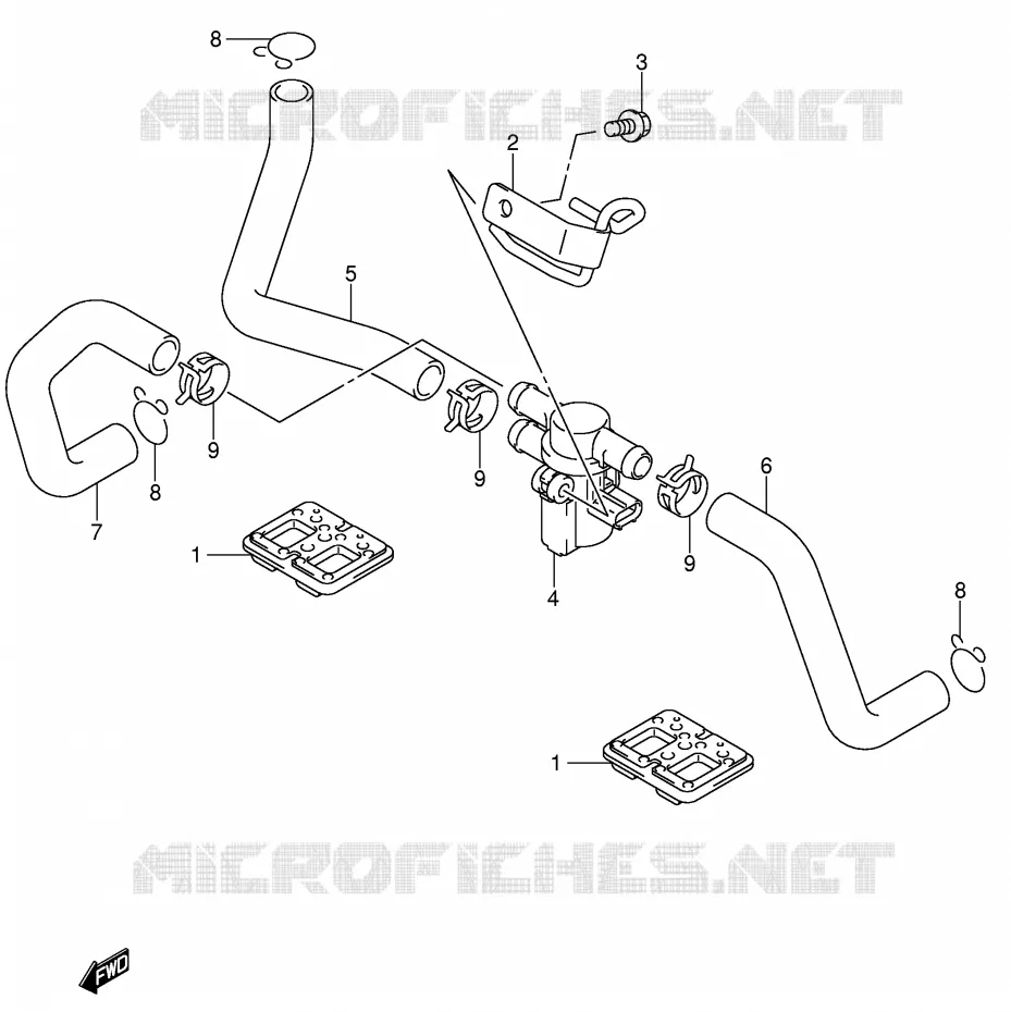ANTI VERVUILINGS SYSTEM Suzuki MOTO 600 GSX-R 2004  GSX-R600K4(E2)
