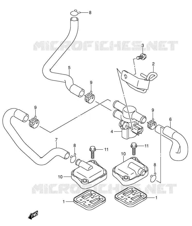 ANTI VERVUILINGS SYSTEM Suzuki MOTO 750 GSX-R 2005  GSX-R750XK5(E2)