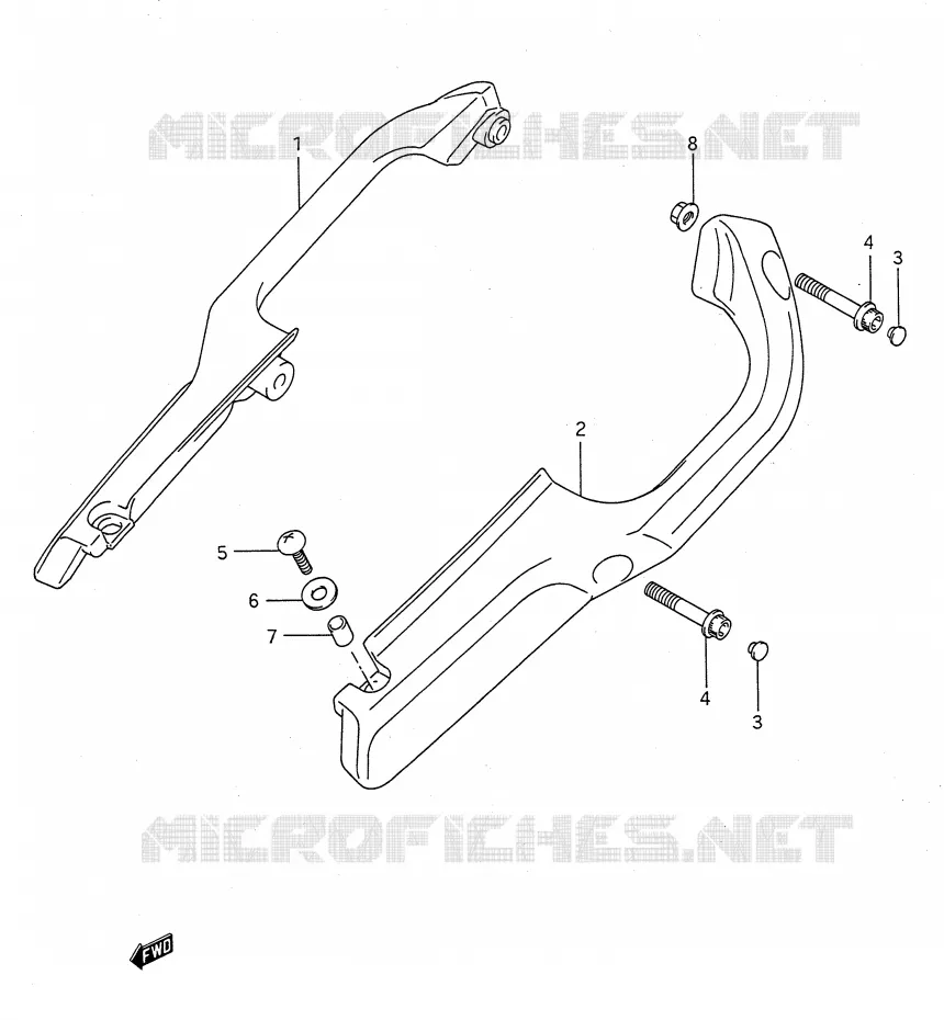 BACKREST Suzuki MOTO 1100 GSX-F 1991  GSX1100FM(E28)