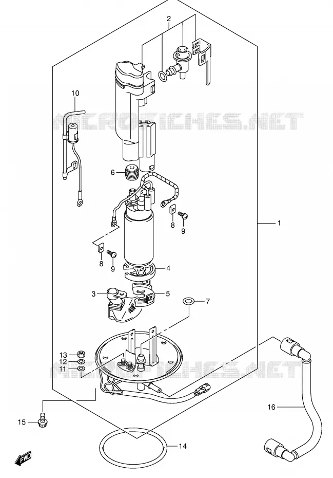 BENZINE POMP Suzuki MOTO 1000 GSX-R 2004  GSX-R1000U2K4(E2)