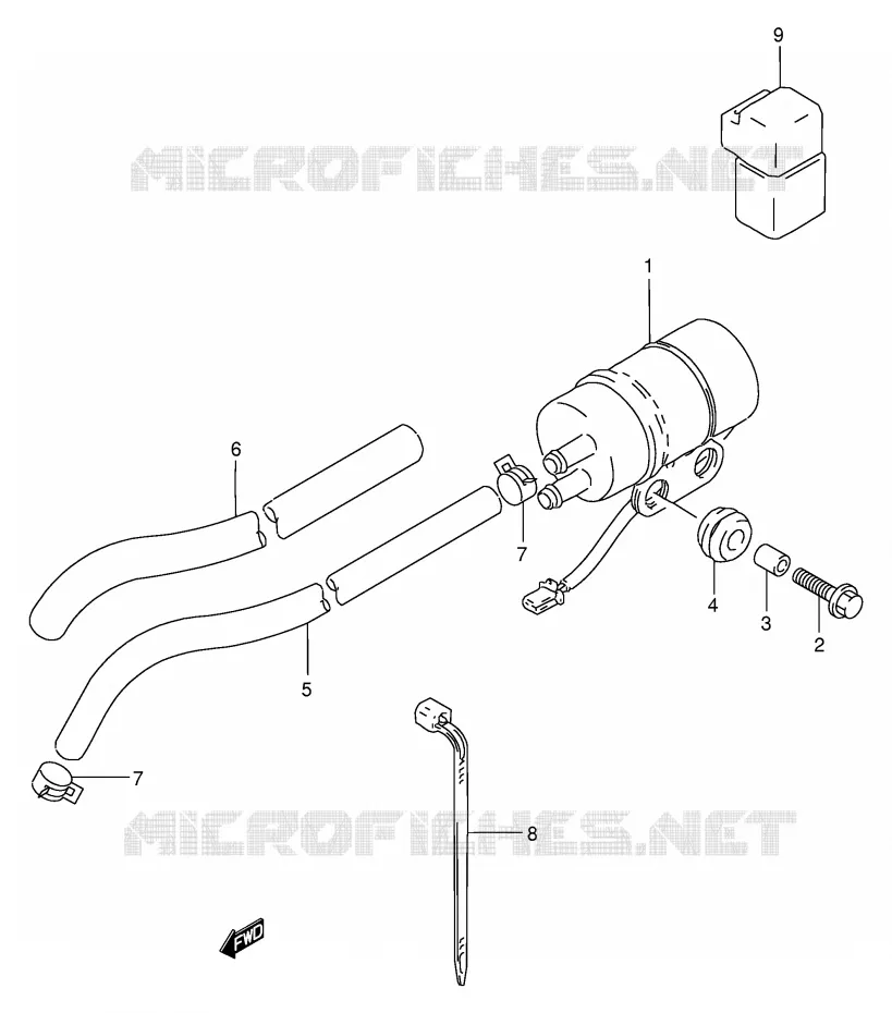 BENZINE POMP Suzuki MOTO 250 GSX 1993  GSX250FP(E24)