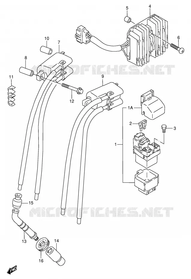 ELEKTRISCH (MODELE T/V) Suzuki MOTO 750 GSX-R 1998  GSX-R750W(E2)