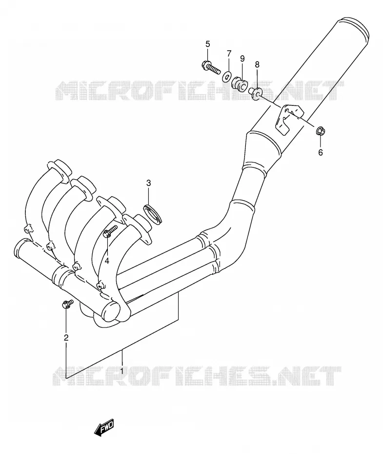 GELUIDDEMPER Suzuki MOTO 250 GSX 1992  GSX250FN(E24)