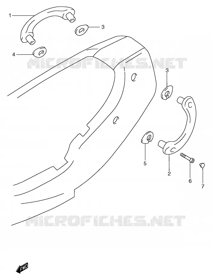 RIGHT SWITCH - HANDGREEP Suzuki MOTO 1200 BANDIT 2000  GSF1200SAY(E2)