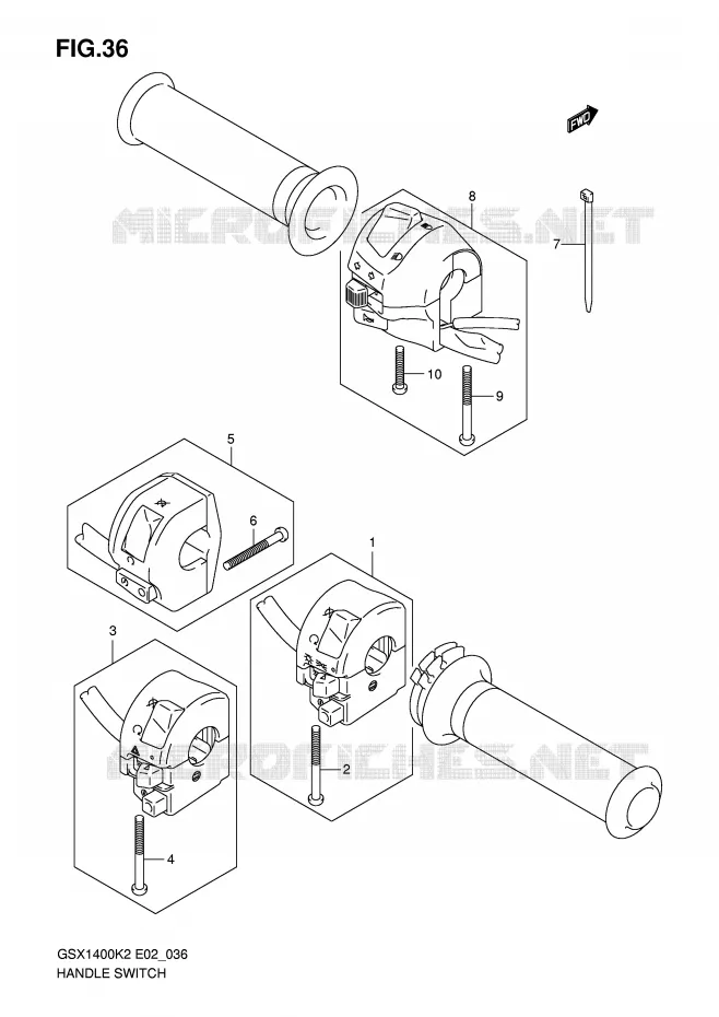 SCHAKELAARS (MODELE K2/K3) Suzuki MOTO 1400 GSX 2002  GSX1400U1K2(E2)