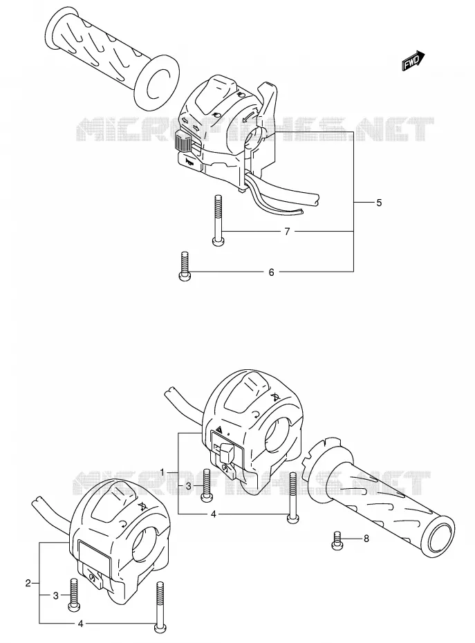 SCHAKELAARS (MODELE K3) Suzuki MOTO 600 GSX-R 2002  GSX-R600U1K2(E2)
