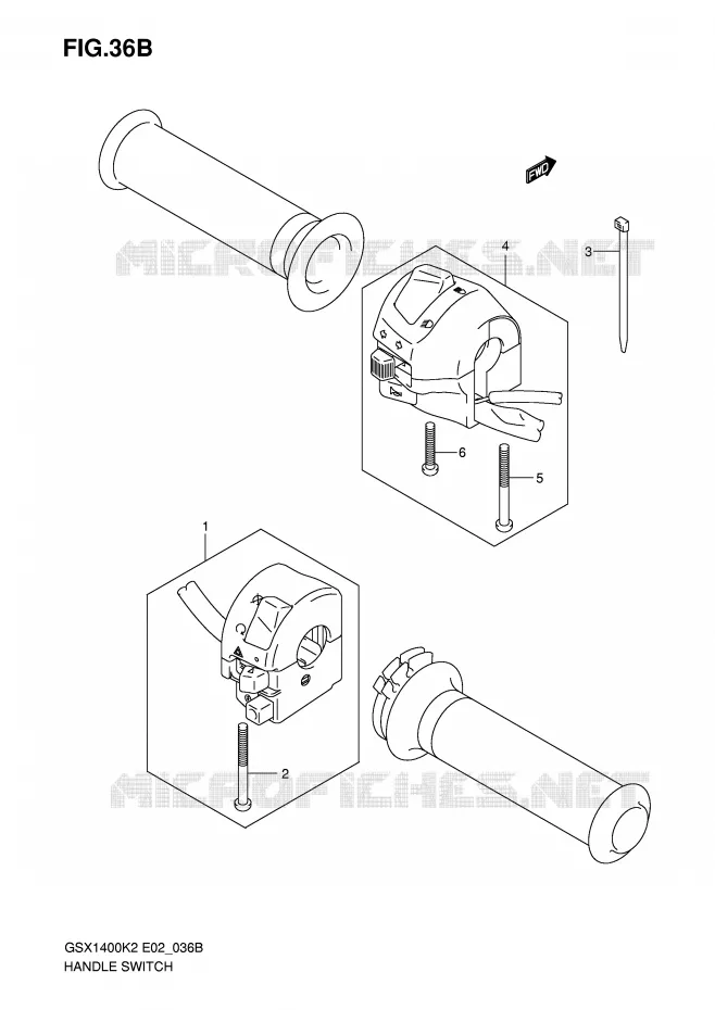 SCHAKELAARS (MODELE K5) Suzuki MOTO 1400 GSX 2003  GSX1400U1K3(E2)