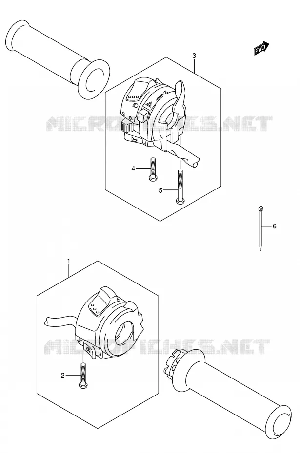 SCHAKELAARS Suzuki MOTO 650 BANDIT 2006  GSF650SAK6(E2)