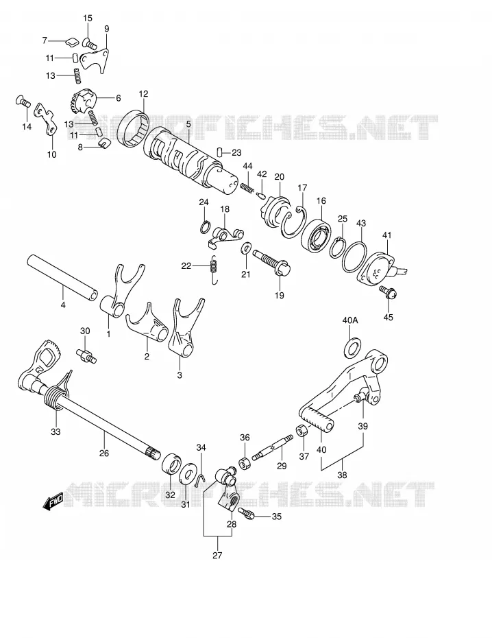 SCHAKELEN ASSY Suzuki MOTO 600 BANDIT 2000  GSF600UY(E2)