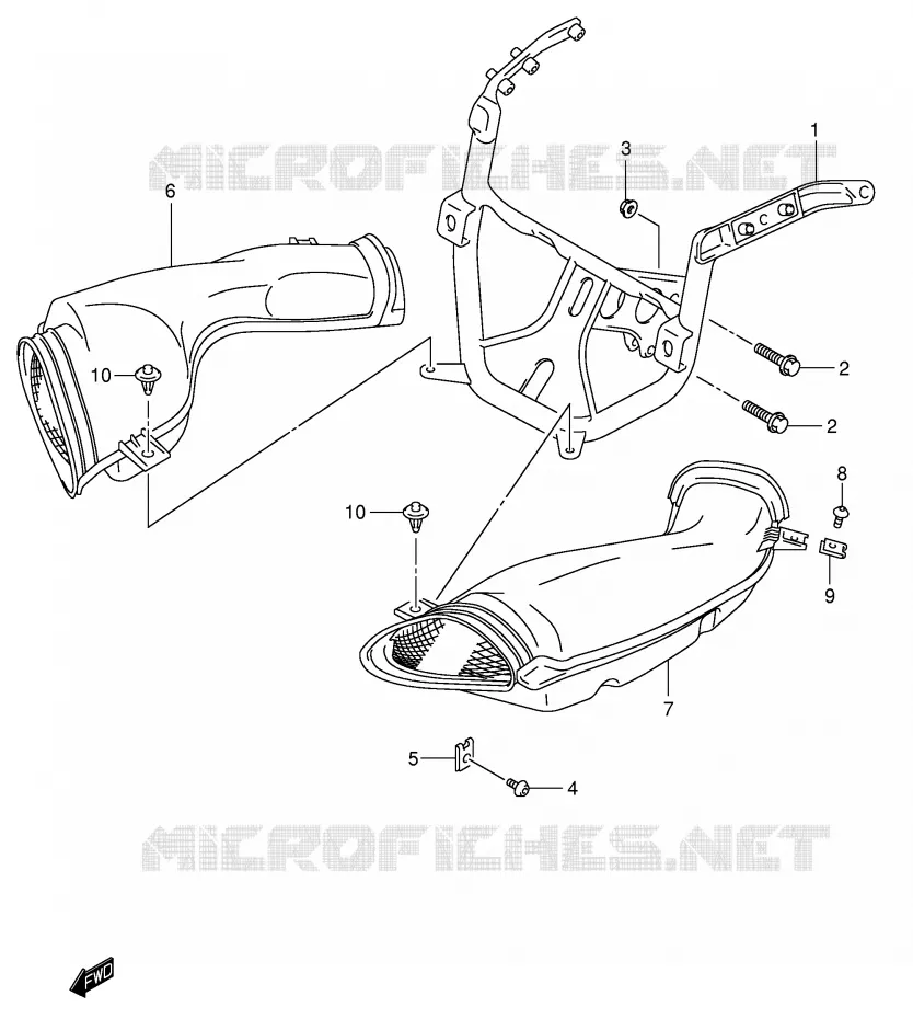 SIDE KUIP Suzuki MOTO 600 GSX-R 2001  GSX-R600K1(E2)