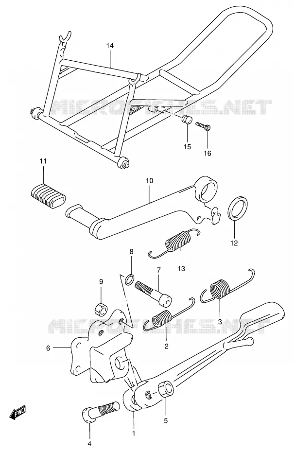 STAND Suzuki MOTO 400 GSX-R 1990  GSX-R400RFL(E30)