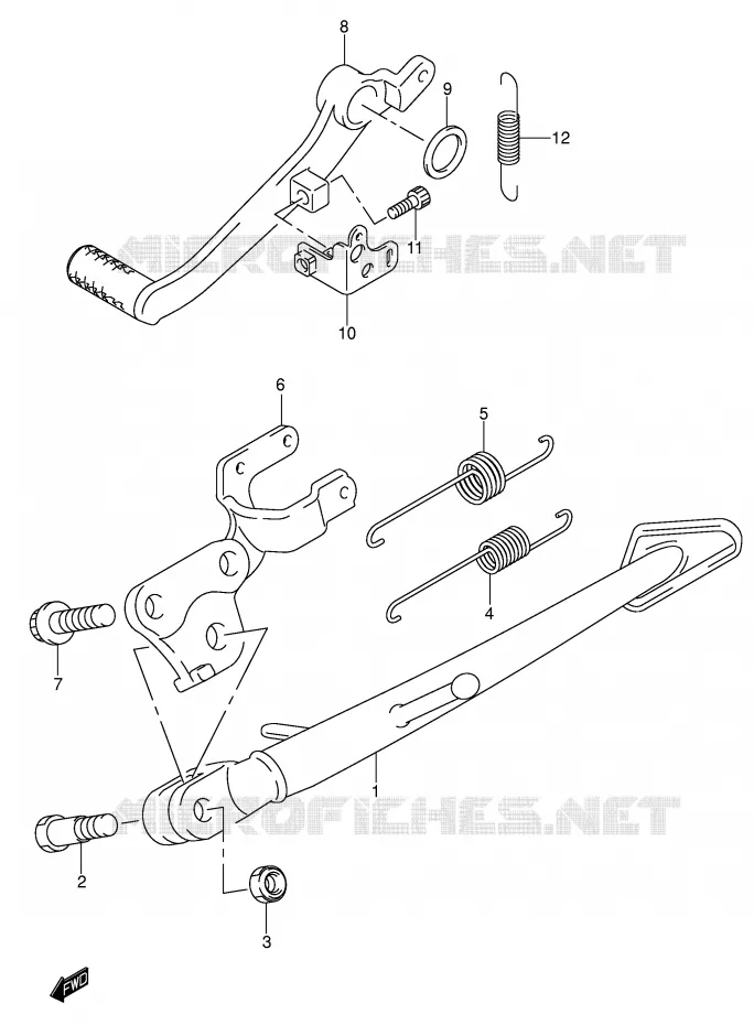 STAND Suzuki MOTO 600 GSX-R 2002  GSX-R600U2K2(E2)