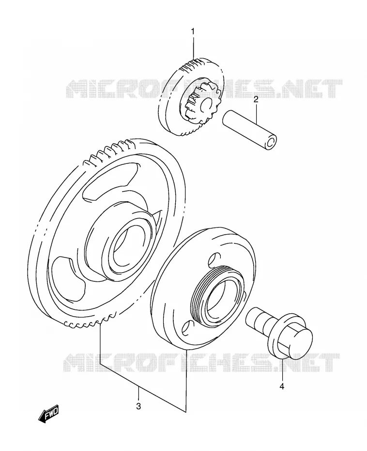 STARTMOTOR CLUTCH Suzuki MOTO 1200 BANDIT 1998  GSF1200SW(E28)