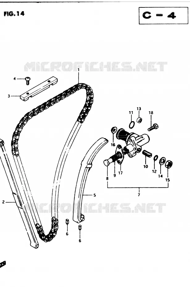 TIMING (MODELE Z) Suzuki MOTO 250 GSX 1982  GSX250Z(Z/D)