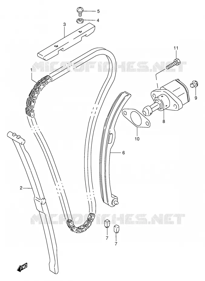 TIMING Suzuki MOTO 250 BANDIT 2000  GSF250VY(E24)