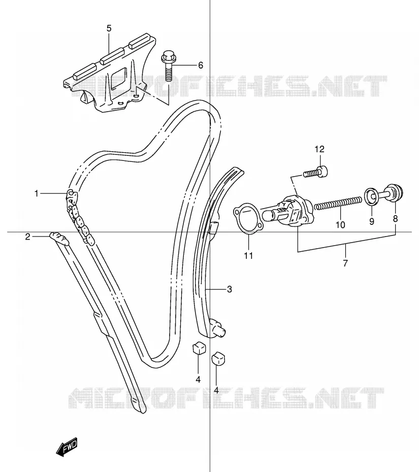 TIMING Suzuki MOTO 600 BANDIT 2000  GSF600UY(E2)
