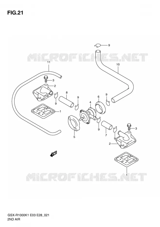 ANTI VERVUILINGS SYSTEM Suzuki MOTO 1000 GSX-R 2002  GSX-R1000K2(E3/E28)