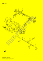 GASKLEPHUIS SLANG / JOINT (GSX1300RL1 E51) voor Suzuki HAYABUSA 1300 2011