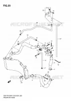 RADIATOR SLANG MOTOR/TRANSMISSIE 1000 suzuki-motorfietsen GSX-R 2002 DP061519