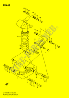 SCHOKBREKER AANEENSCHAKELING (LT R450L1 E19) voor Suzuki QUADRACER 450 2011