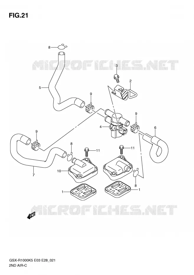 ANTI VERVUILINGS SYSTEM Suzuki MOTO 1000 GSX-R 2006  GSX-R1000 K6 (E03)