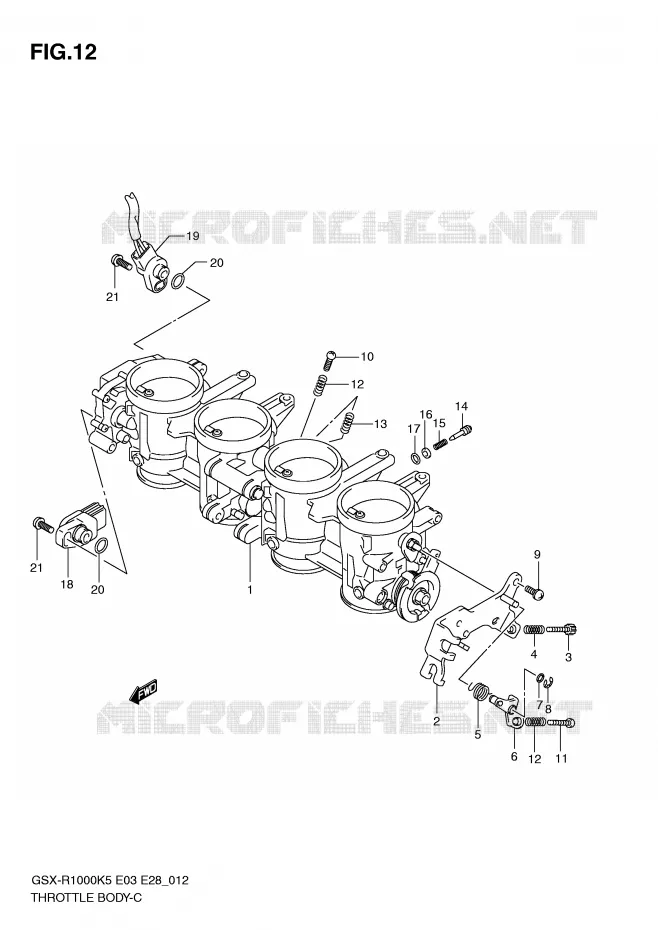 BRANDSTOFINJECTIE ASSY Suzuki MOTO 1000 GSX-R 2006  GSX-R1000 K6(E33)
