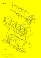 GASKLEPHUIS SLANG / JOINT (GSX R1000K1) voor Suzuki GSX-R 1000 2002