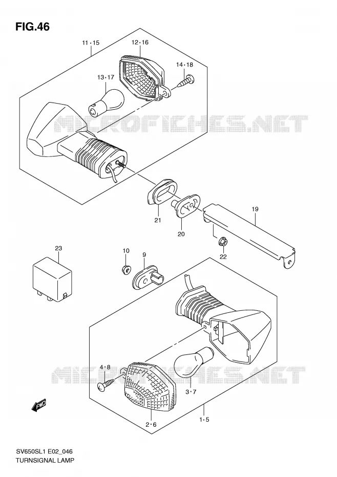 INDICATOREN Suzuki MOTO 650 SV 2011  SV650SAL1(E2)