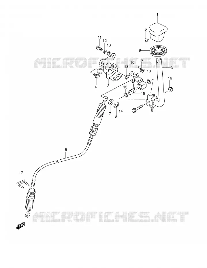 VERSNELLINGSPOOK (MODELE K1/K2) Suzuki QUAD 500 VINSON 2002  LT-F500FK2(E24)