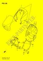 HEADLIGHT COVER (VZR1800L1 E2) voor Suzuki INTRUDER 1800 2011