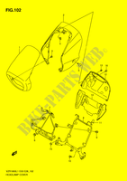 HEADLIGHT COVER (VZR1800L1 E33) voor Suzuki INTRUDER 1800 2011