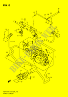 GASKLEPHUIS (VZR1800L1 E33) voor Suzuki INTRUDER 1800 2011