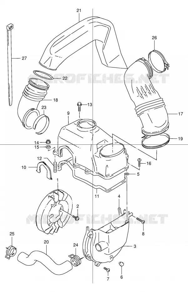 KOELVENTILATOR Suzuki QUAD 80 QUADSPORT 1999  LT80X(P1)