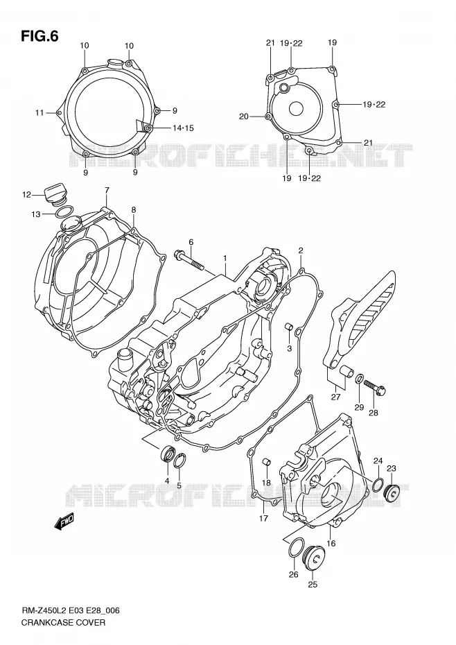 CASING Suzuki MOTO 450 RM-Z 2012  RM-Z450L2(E3)